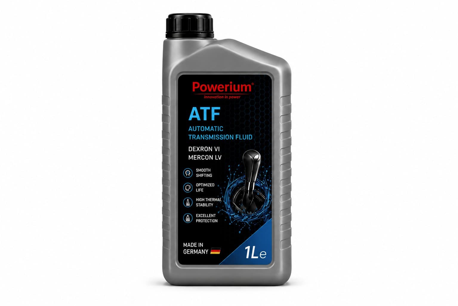 Powerium 1L ATF Premium Automatikgetriebeöl – Dexron VI / Mercon LV