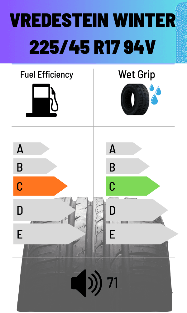 Vredestein 94V WINTER WINTRAC PRO+ 225/45 R17