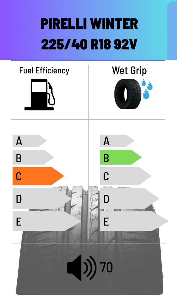 Pirelli 92V WINTERREIFEN WINTER SOTTOZERO 3 (AO1) 225/40 R18