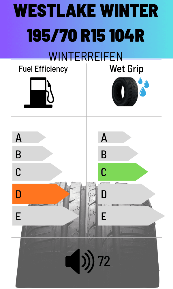 Westlake 104R WINTER SW612 195/70 R15