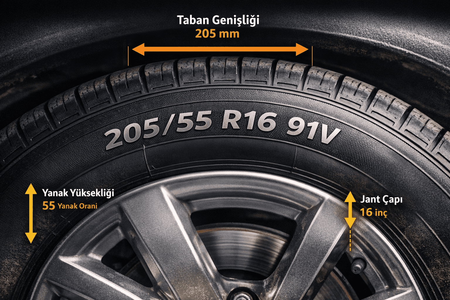 Ablesen direkt am Reifen