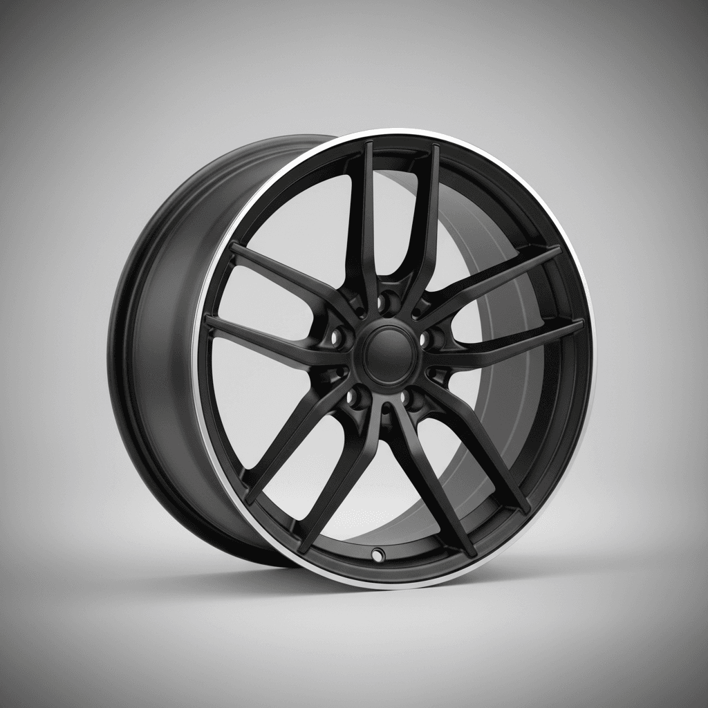 SchmidtRevolution Gambit satinblack hornpoliert 10.5x24 ET18 - LK5/112 ML66.5
