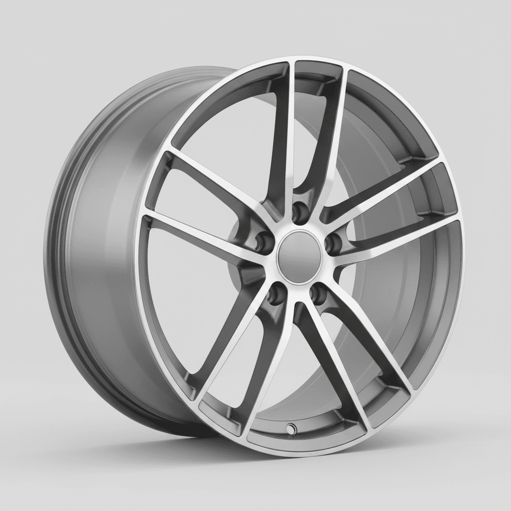 Proline Techart Formula VI grey polished 10x22 ET56 - LK5/130 ML71.5