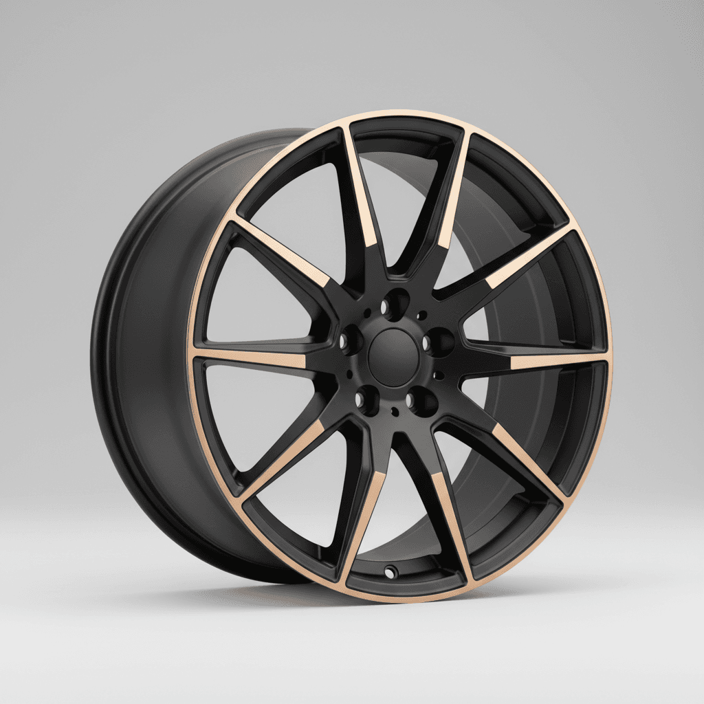 Barracuda Razzer mattblack copper PureSports gefräst 9.5x21 ET27 - LK5/112 ML73.1