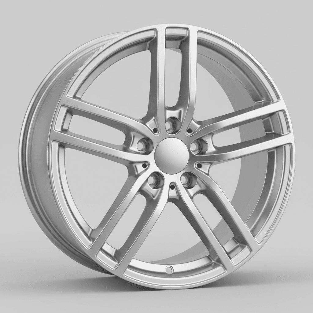 Borbet F brilliant silver 6x16 ET48 - LK5/112 ML66.6