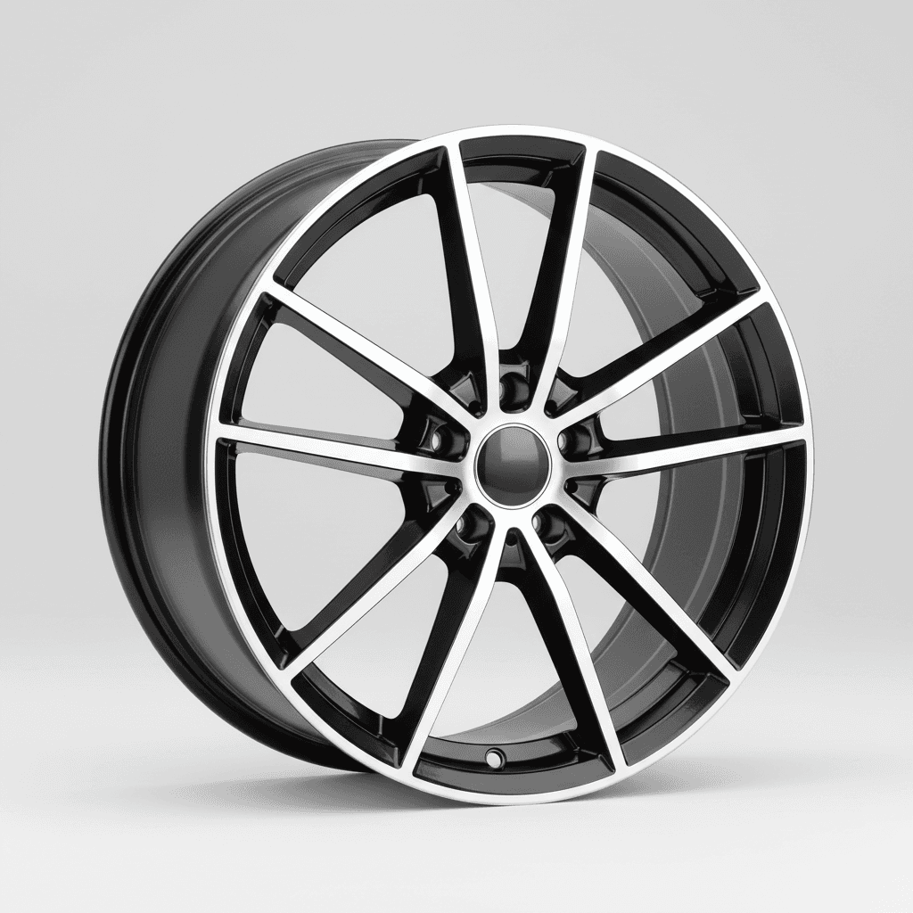 AEZ Berlin black/polished lip - DEMO3 7.5x19 ET49 - LK5/112 ML66.6