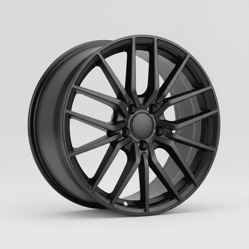 MAM MAMST24 black painted 6x15 ET39 - LK5/114.3 ML60.1