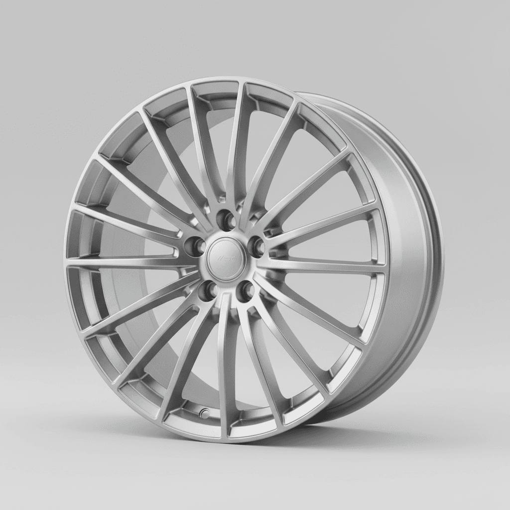 MSW 55 full silver 6.5x16 ET41 - LK5/115 ML70.2