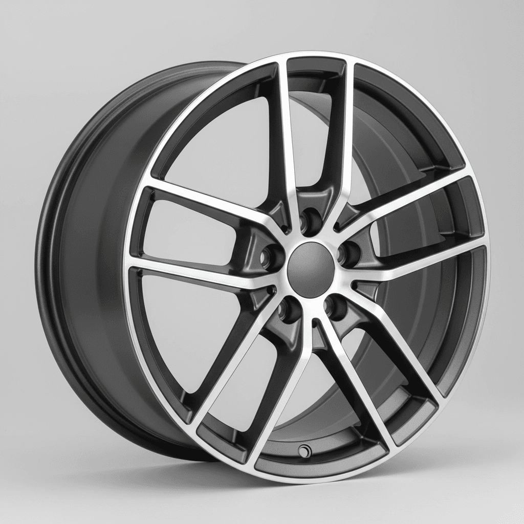 Etabeta Medusa-K anthracite matt full polished 11x23 ET45 - LK5/112 ML66.5