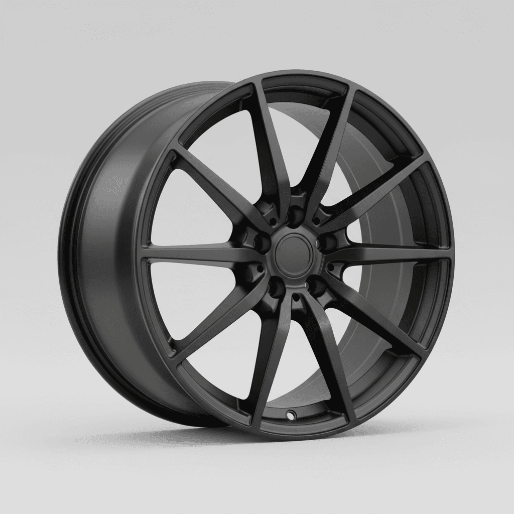 Fondmetal STC-10 matt black 11x22 ET40 - LK5/127 ML71.6