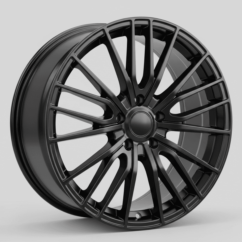 GMP Totale glossy black 11.5x23 ET22 - LK5/130 ML71.6