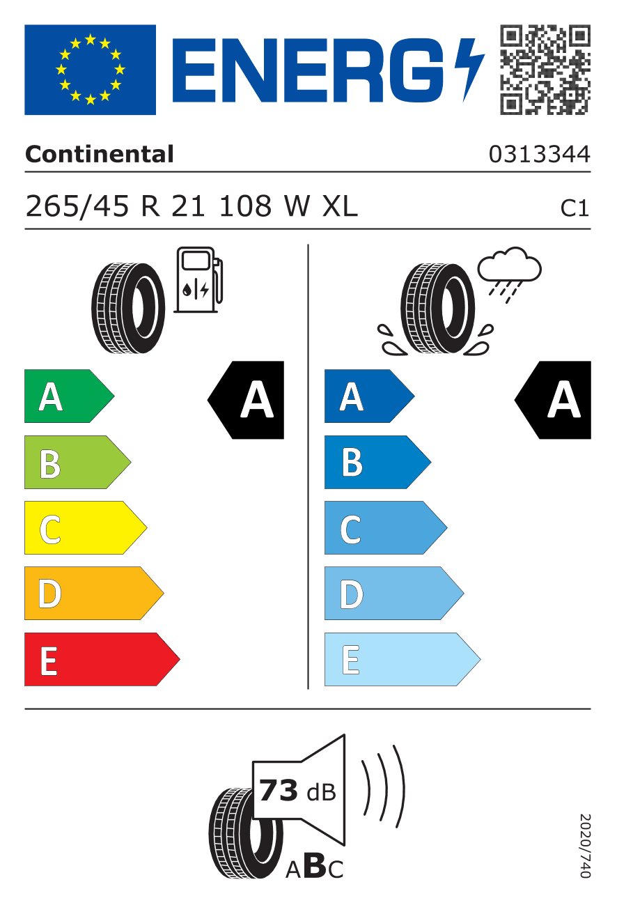 Continental Sportcontact 7 FR POL XL