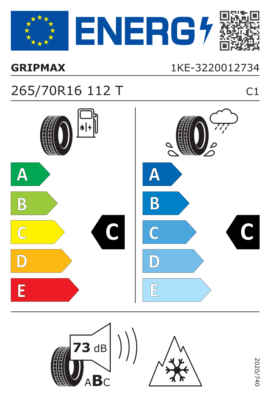Gripmax Inception A/T RWL 3PMSF