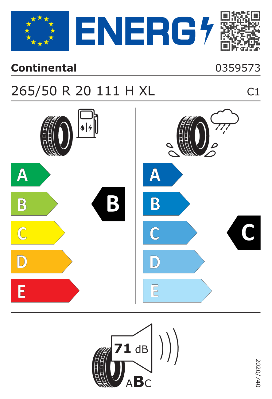 Continental CrossContact RX FR XL DOT22