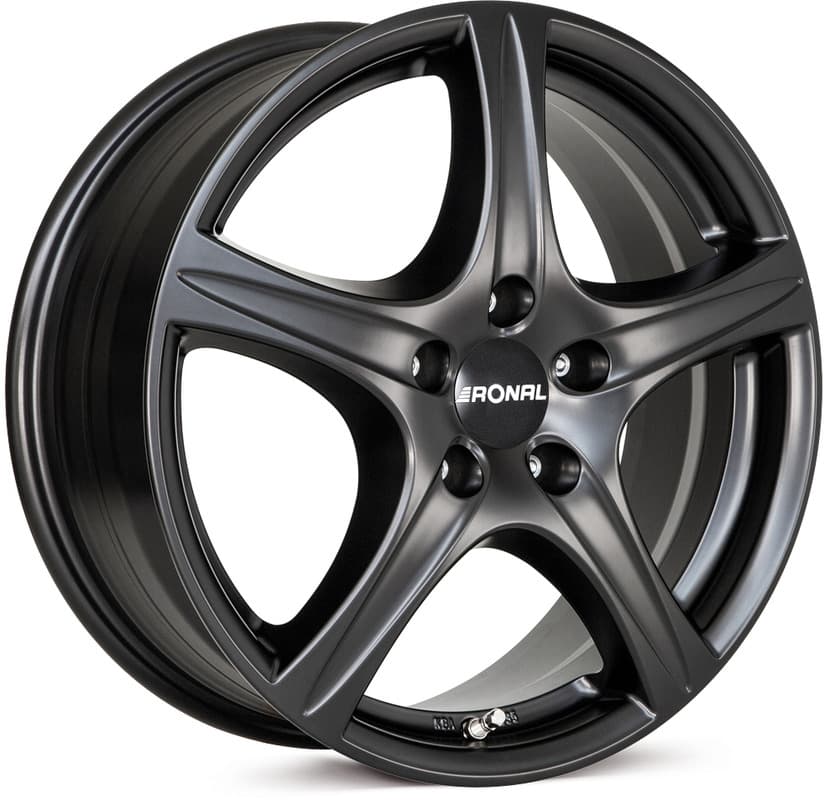Ronal R56 mattschwarz 6x15 ET40 - LK4/98 ML58.1