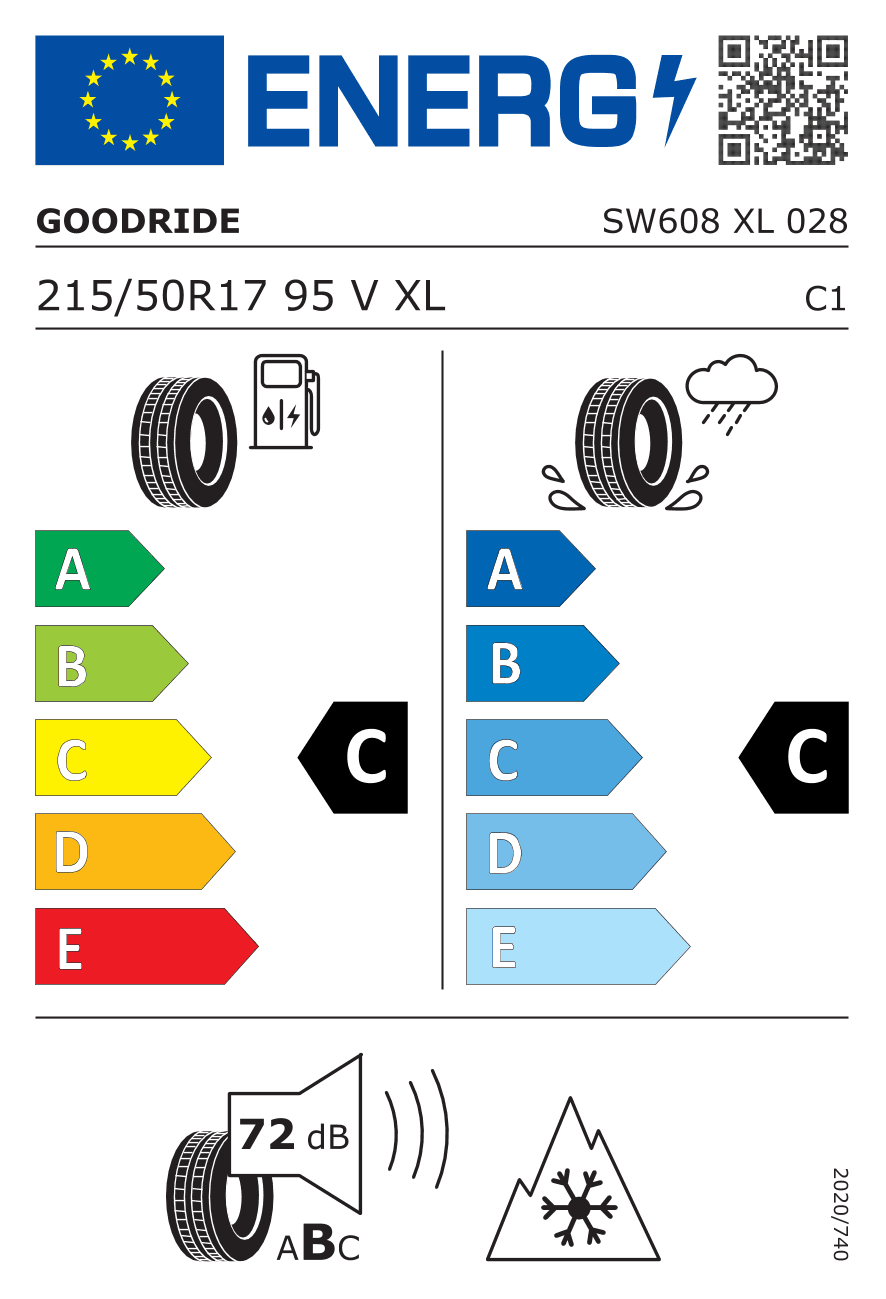 215/50R17 95 V Goodride SW 608 XL 3PMSF