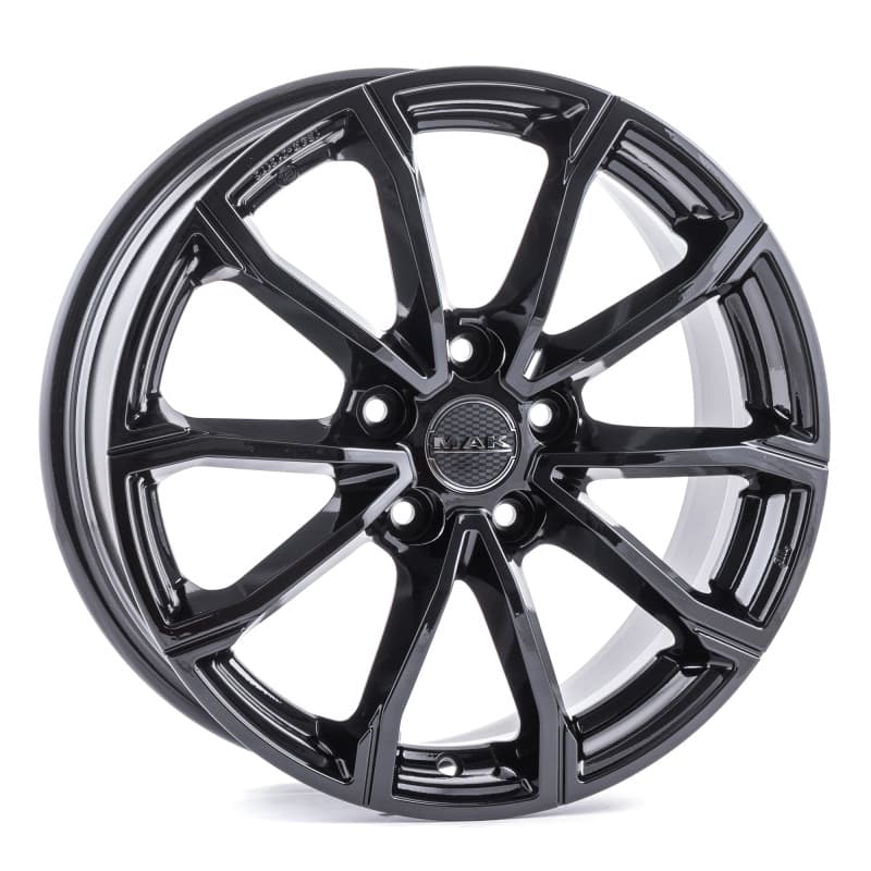 Mak DaVinci gloss black 6.5x16 ET32 - LK4/108 ML65.1