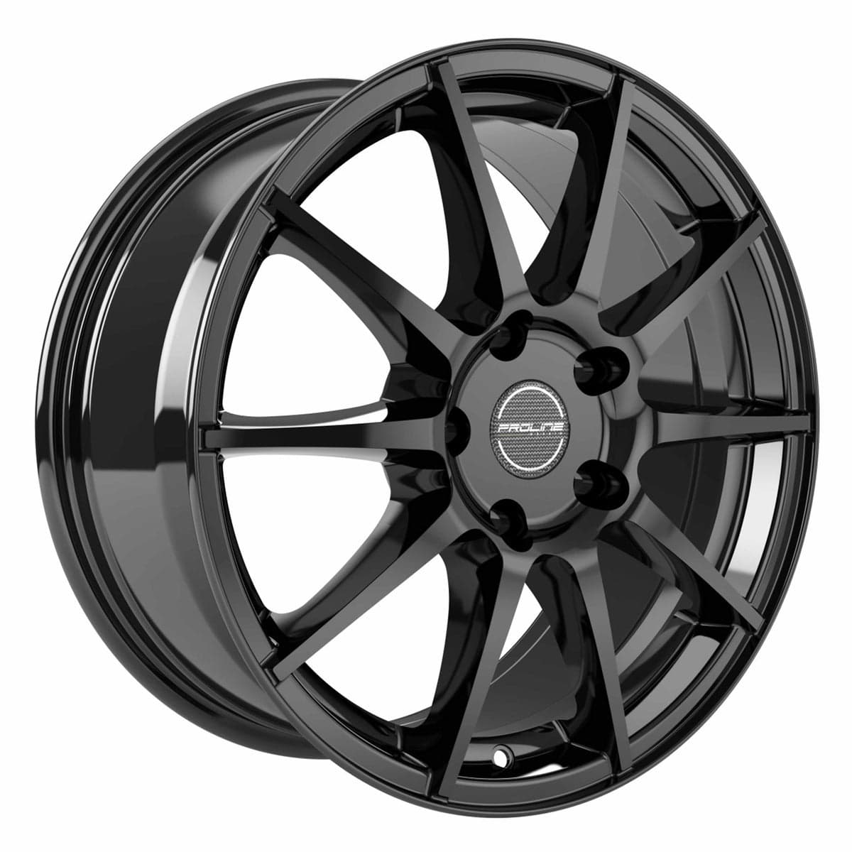Proline UX100 black glossy 6.5x16 ET18 - LK4/108 ML65.1