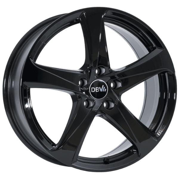 DBV 5SP 001 schwarz 6.5x16 ET38 - LK5/100 ML57.1