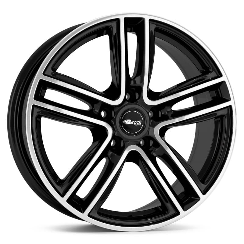 RC-Design RC27 schwarz front-poliert 6x15 ET29 - LK5/100 ML57.1