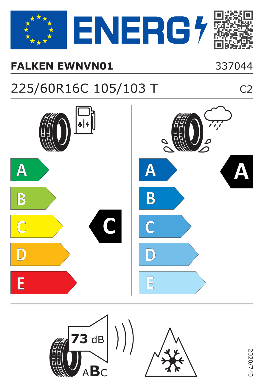Falken Eurowinter VAN01 3PMSF DOT21