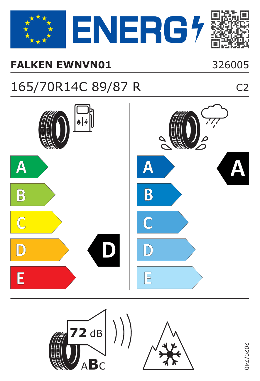 Falken Eurowinter VAN01 3PMSF DOT21
