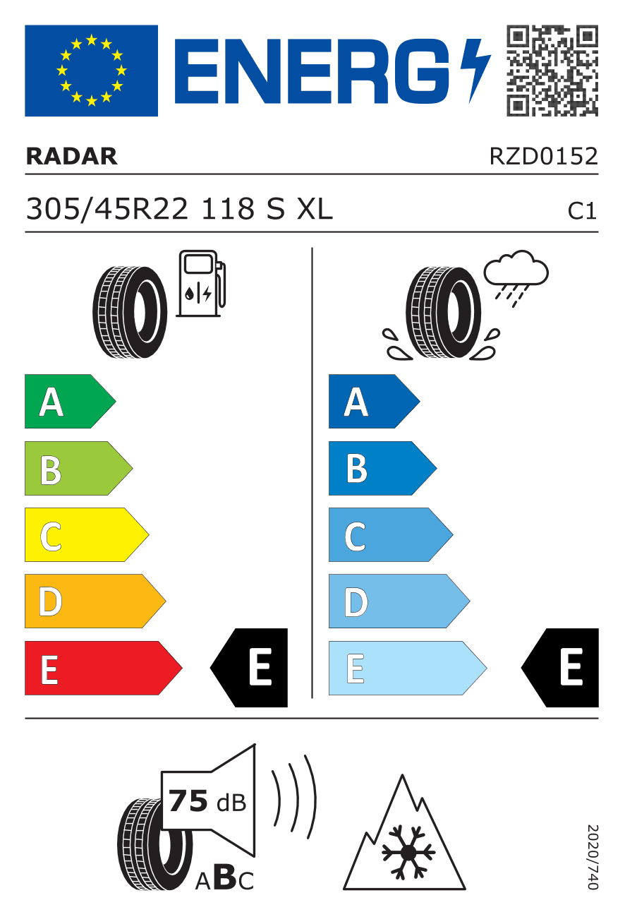 Radar Renegade A/T 5 XL M+S 3PMSF