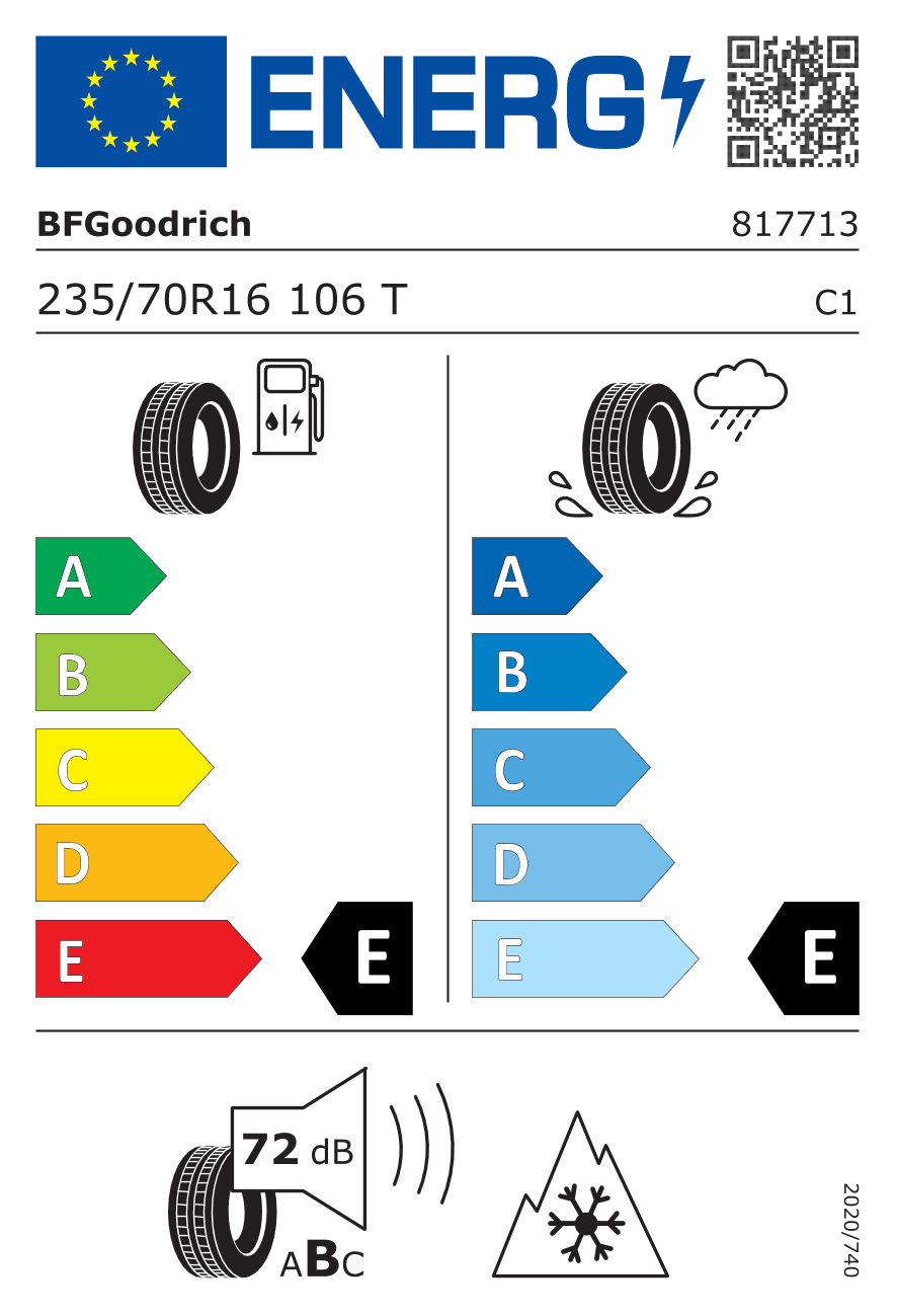 BF Goodrich Trail-Terrain T/A M+S 3PMSF