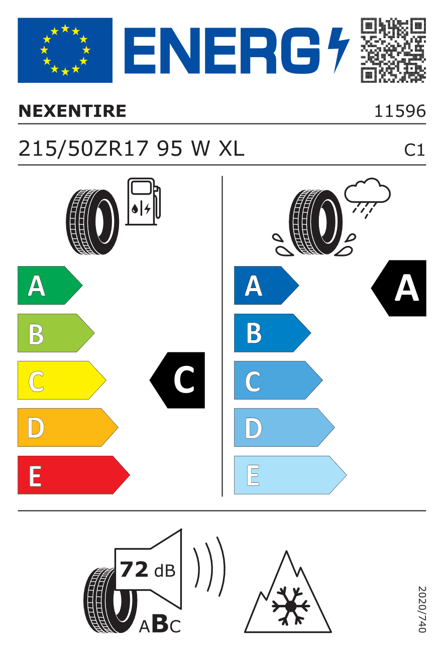215/50R17 95 W Nexen N Blue 4SEASON 2 3PMSF XL