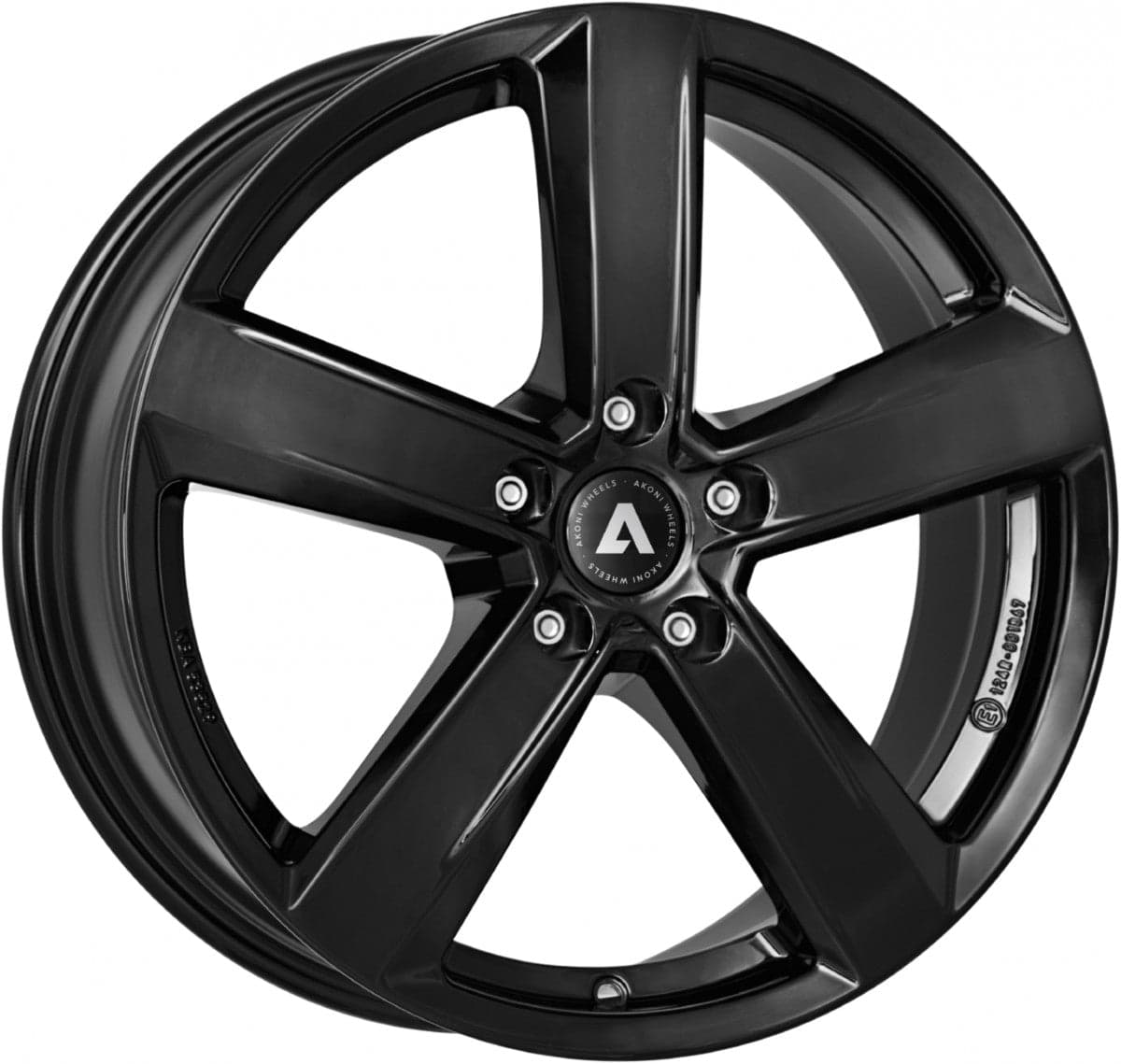 Akoni AK05 black 6x15 ET38 - LK5/100 ML57.1
