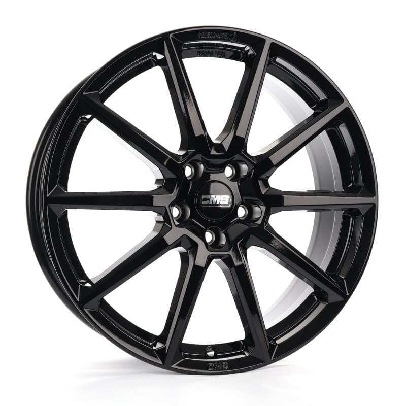 CMS C39 complete black gloss 6.5x16 ET32 - LK5/114.3 ML66.1