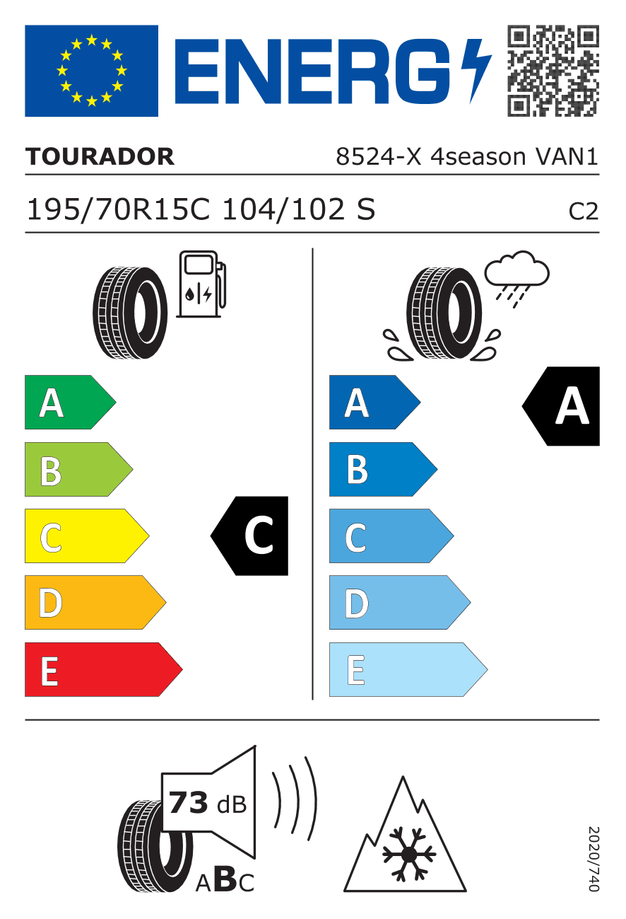 Tourador X 4Season VAN1 3PMSF