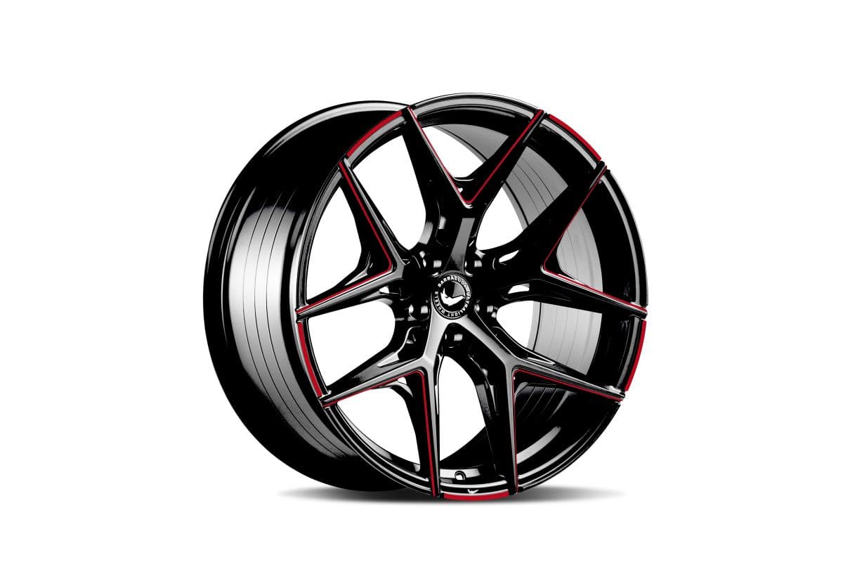 Barracuda Razzer flash red PureSports gefräst 10.5x21 ET15 - LK5/112 ML73.1