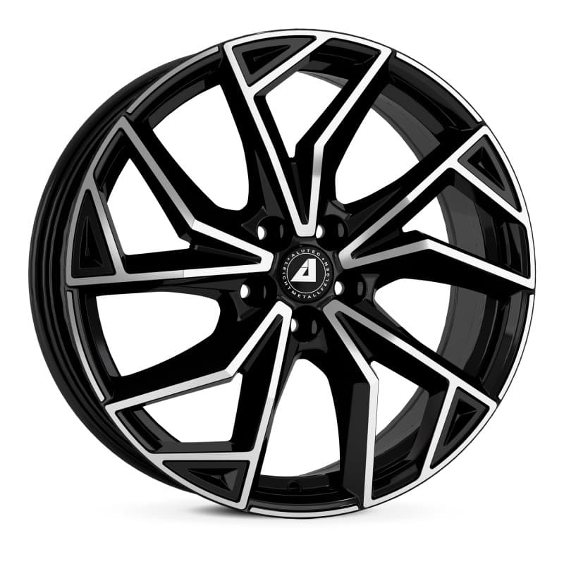 Alutec ADX.02 diamant-schwarz frontpoliert 7.5x18 ET45 - LK4/108 ML63.4
