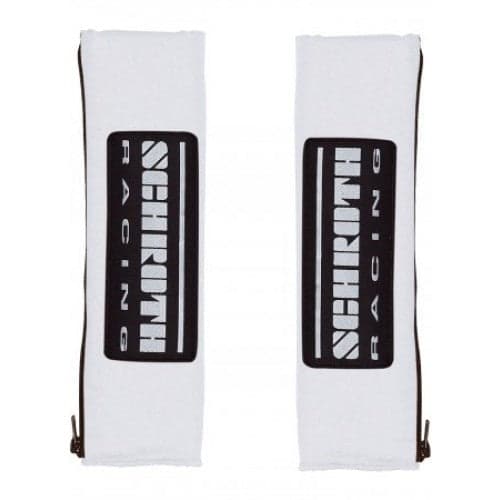 Schroth 3" Gurtpolster silber mit schwarz/silbernem SCHROTH RACING Logo