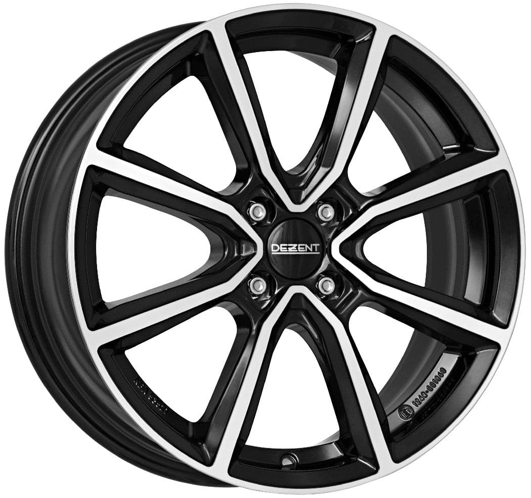 Dezent TN black polished 6x15 ET32 - LK4/108 ML65.1