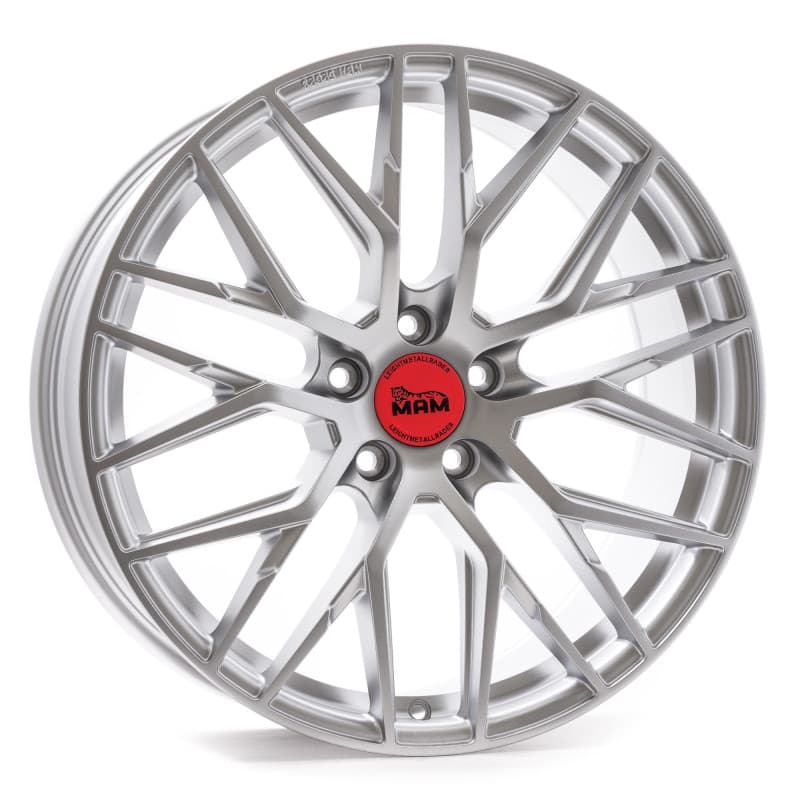 MAM RS4 matt silver painted 7x16 ET35 - LK4/100 ML63.4