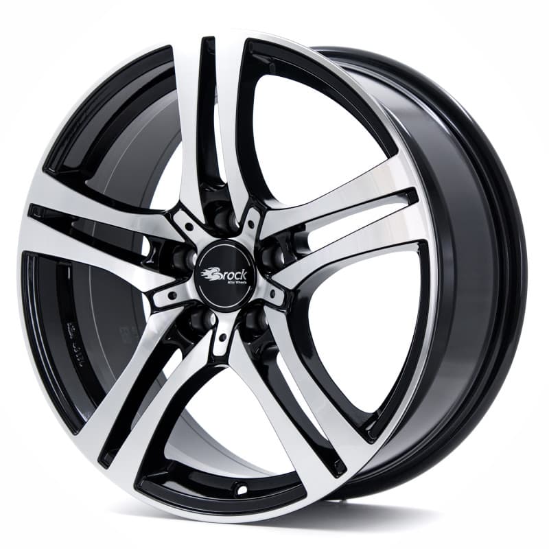 RC-Design RC26 schwarz front-poliert 6.5x15 ET35 - LK4/100 ML63.4
