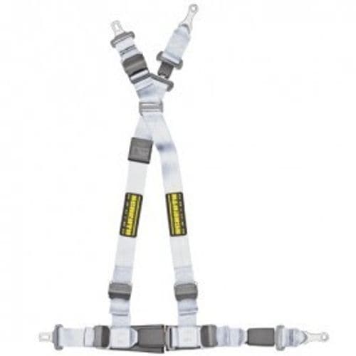 Schroth Quickfit asm silber mit SCHROTH RACING Logo rechts für BMW E36