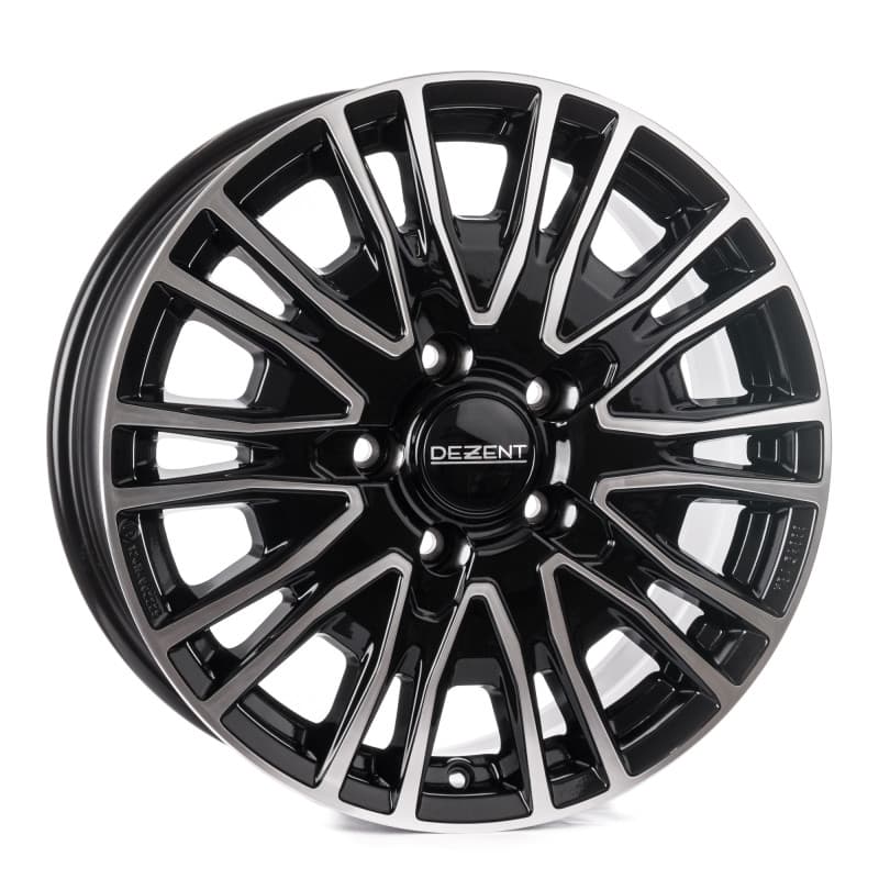 Dezent KE black/polished 7x17 ET33 - LK5/130 ML84.1