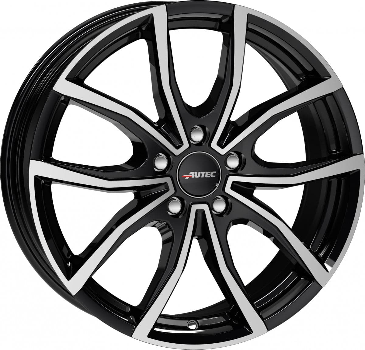 Autec Typ VD - Vidra schwarz poliert 6x15 ET38 - LK5/100 ML57.1