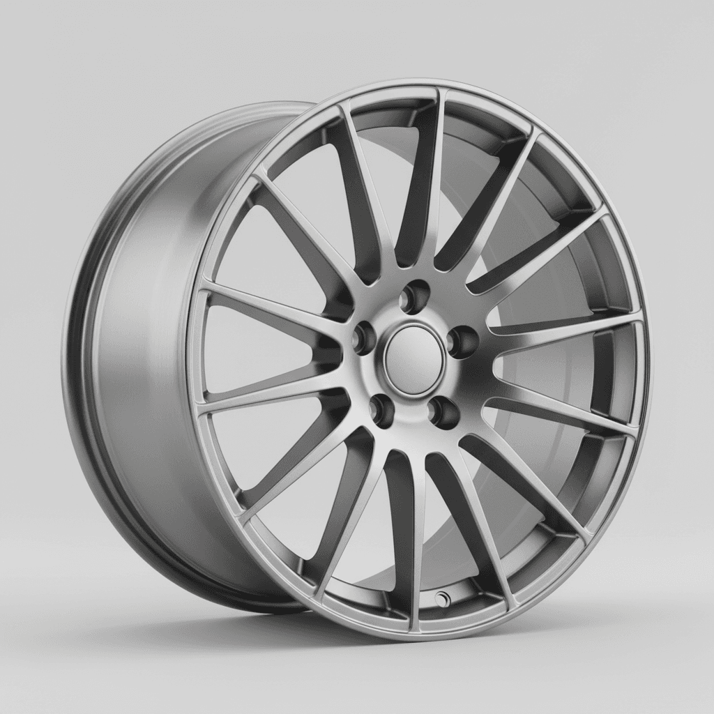 Concaver CVR2 brushed titanium 11x22 ET33 - LK5/112 ML74.1