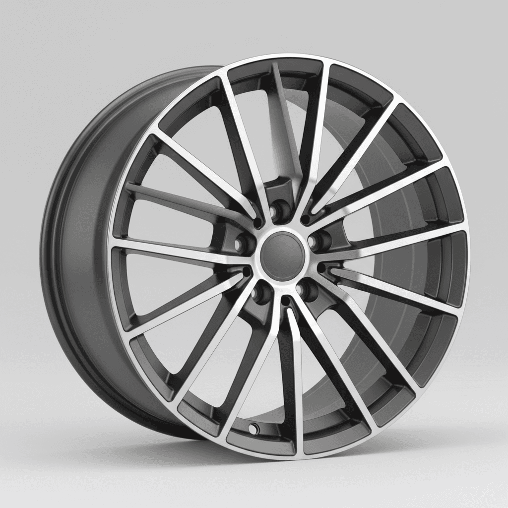 GMP Rebel anthracite matt diamond 10x22 ET19 - LK5/112 ML66.5