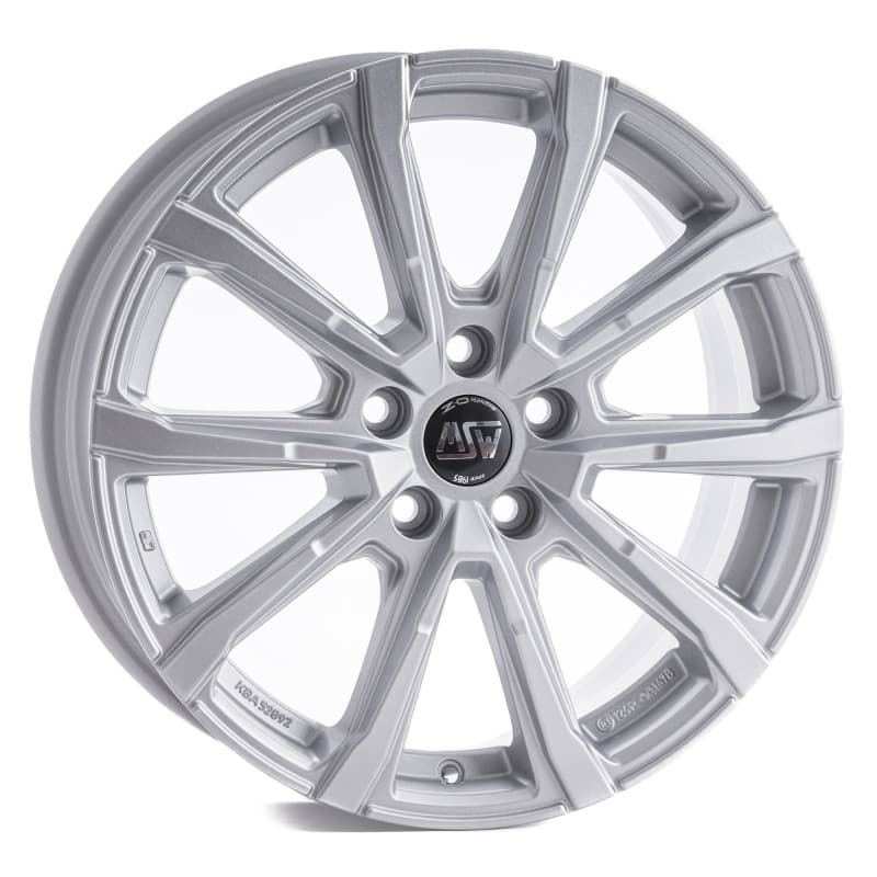 MSW 79 full silver 6.5x16 ET47 - LK5/100 ML57.06