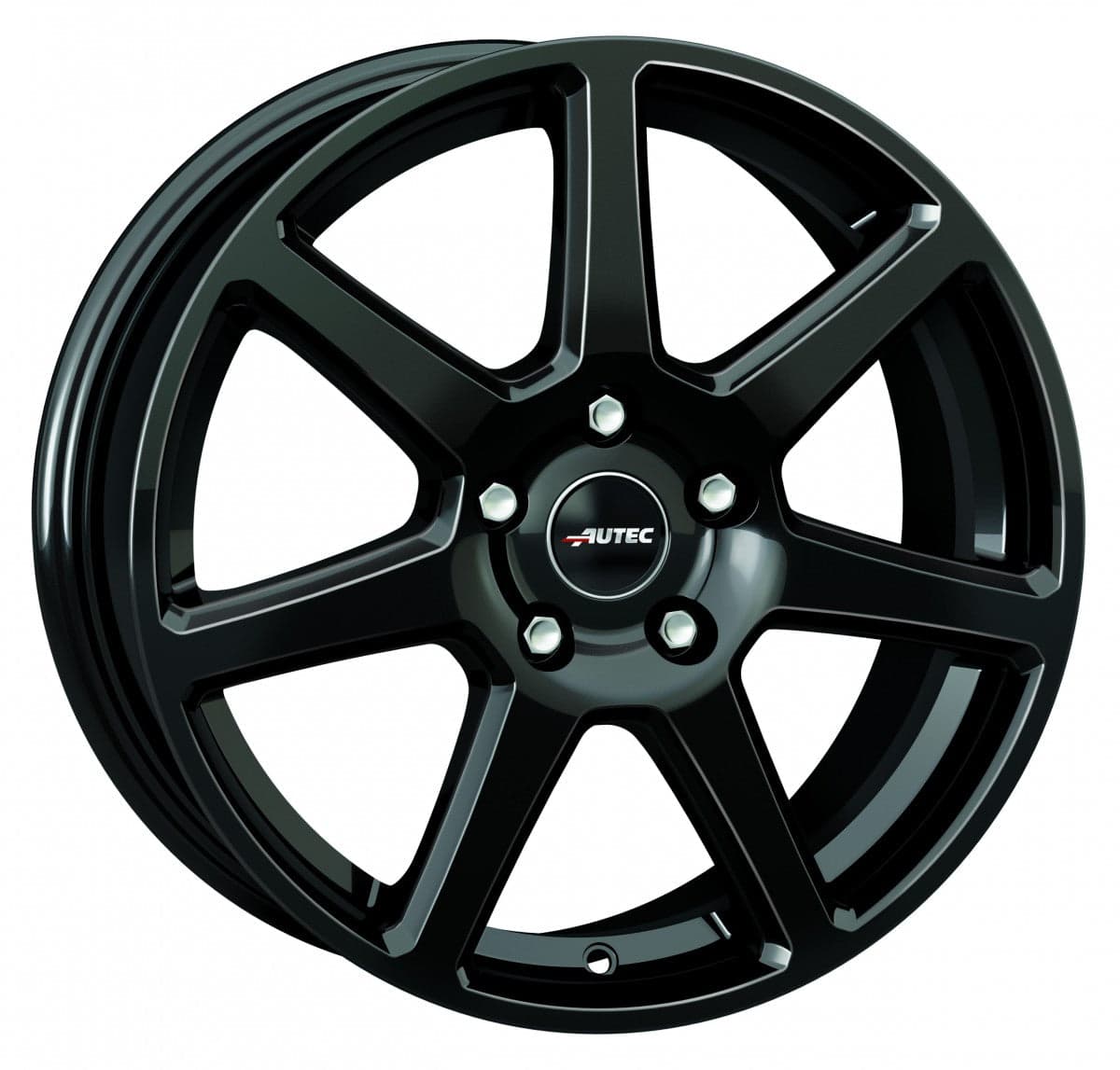 Autec Typ TL - Tallin schwarz 7x16 ET43 - LK5/112 ML57.1