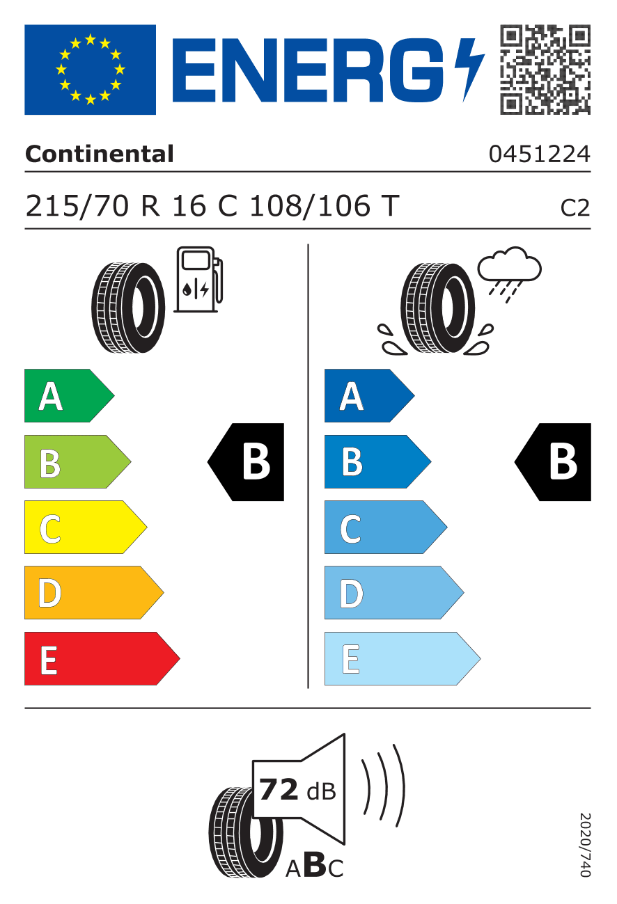 Continental ContiVanContact 100 DOT18