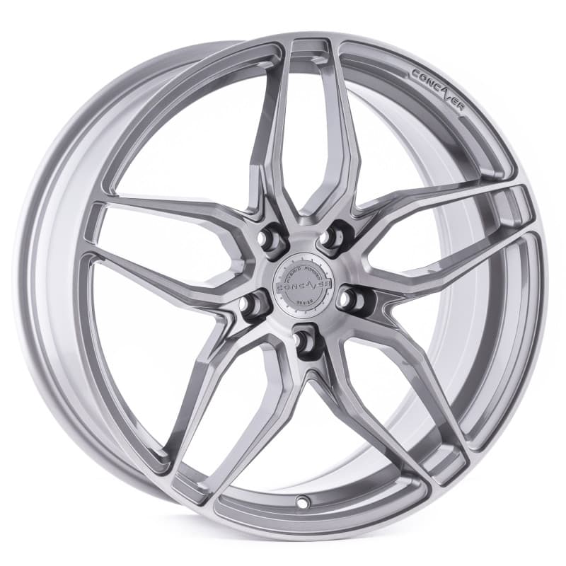 Concaver CVR3 brushed titanium 11.5x22 ET61 - LK5/130 ML74.1