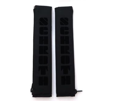 Schroth 2" Gurtpolster schwarz mit schwarzem Flock