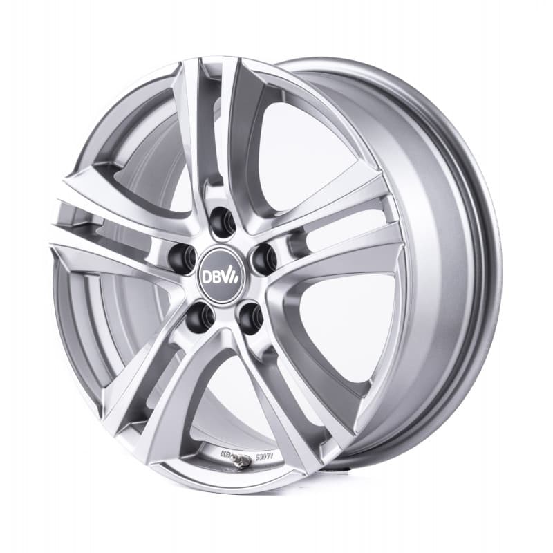 DBV Andorra II hyper silber 6.5x16 ET40 - LK5/100 ML60.1