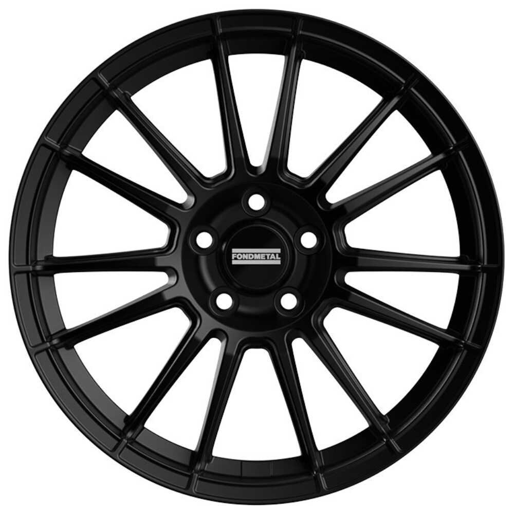 Fondmetal 9RR matt black 11x20 ET50 - LK5/130 ML71.6